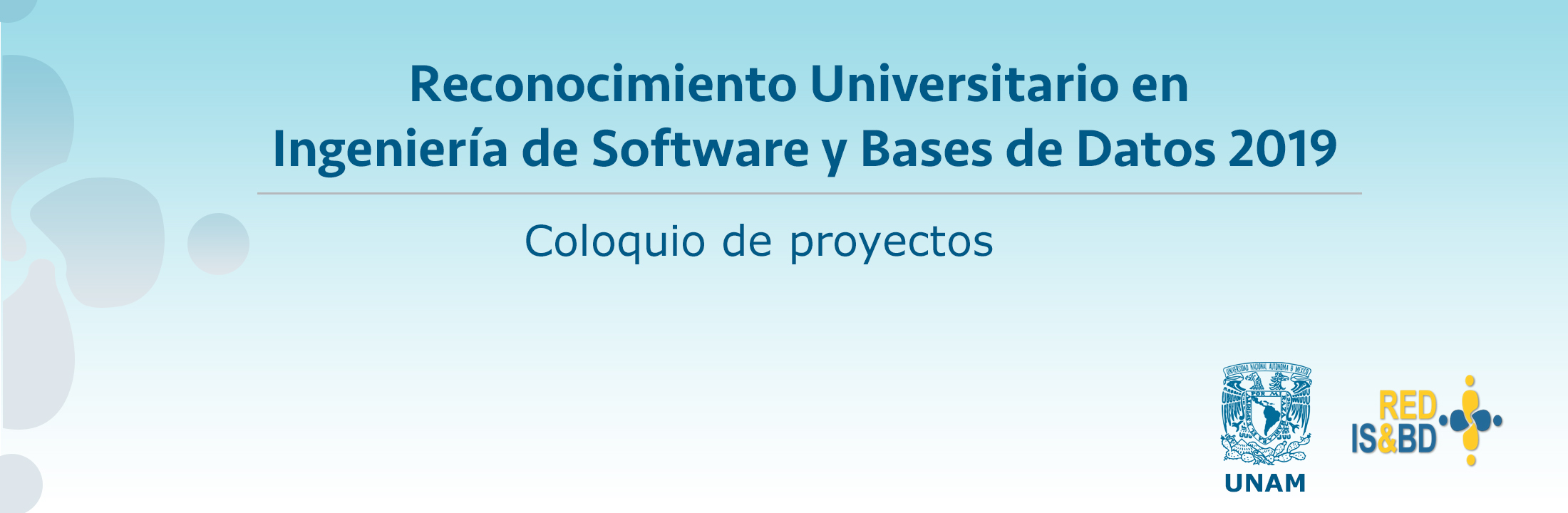 Reconocimiento Universitario en Ingeniería de Software y Bases de Datos, Emisión 2019